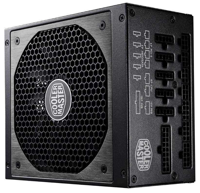 Cooler Master V850 Fully-Modular 850W PFC 12 cm ventilátorral dobozos tápegység