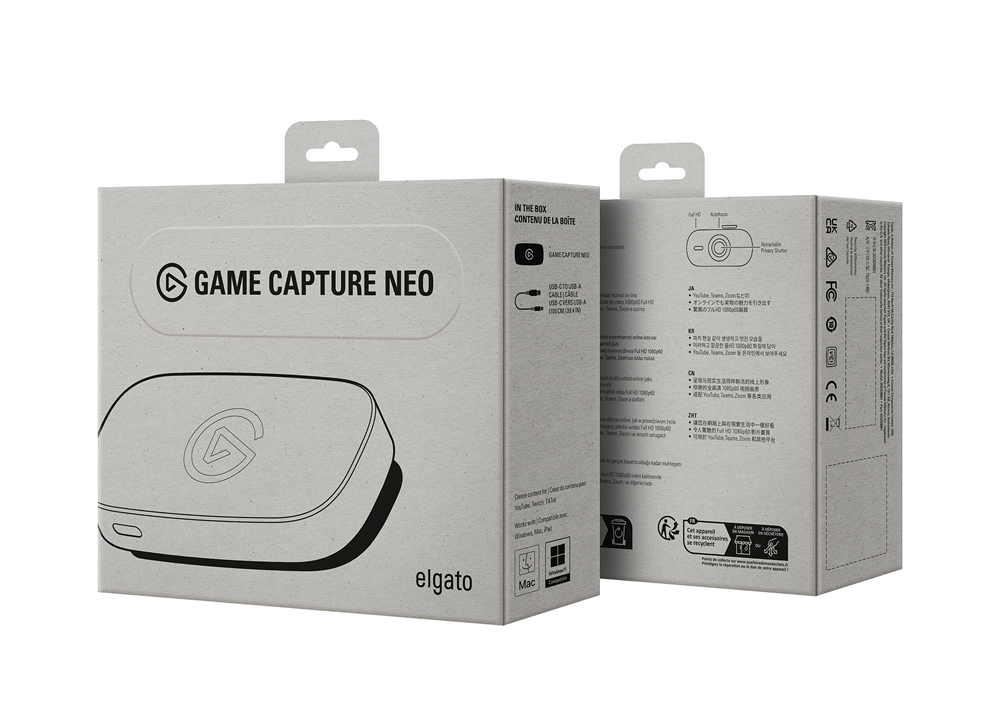 Corsair Elgato Game Capture Neo 4K60 HDR 1080p60 digitalizáló kártya