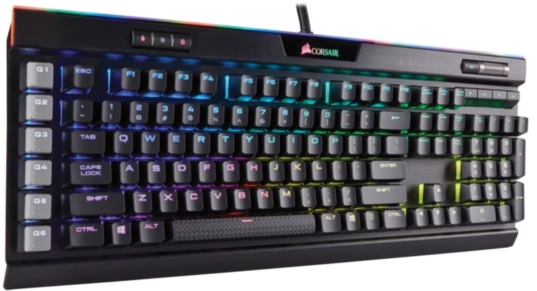 Corsair Gaming K95 RGB Platinum RGB LED Cherry MX Speed Gamer billentyűzet