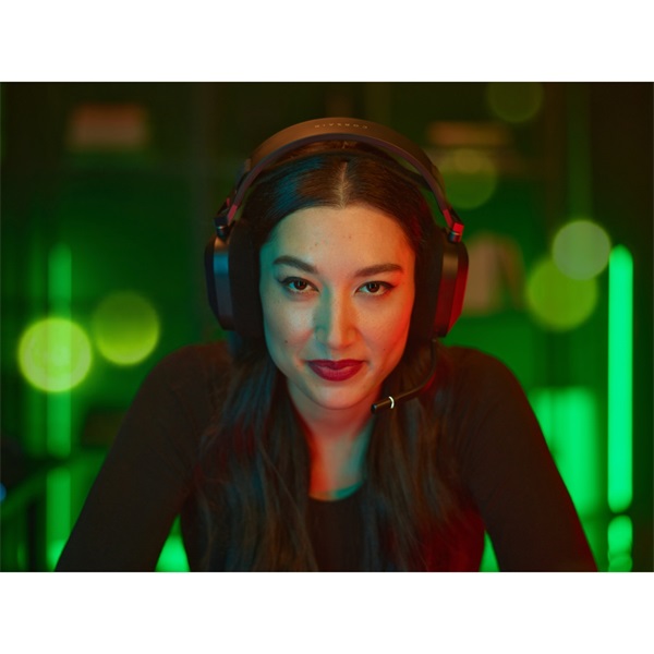 Corsair HS80 RGB vezeték nélküli fekete gamer headset