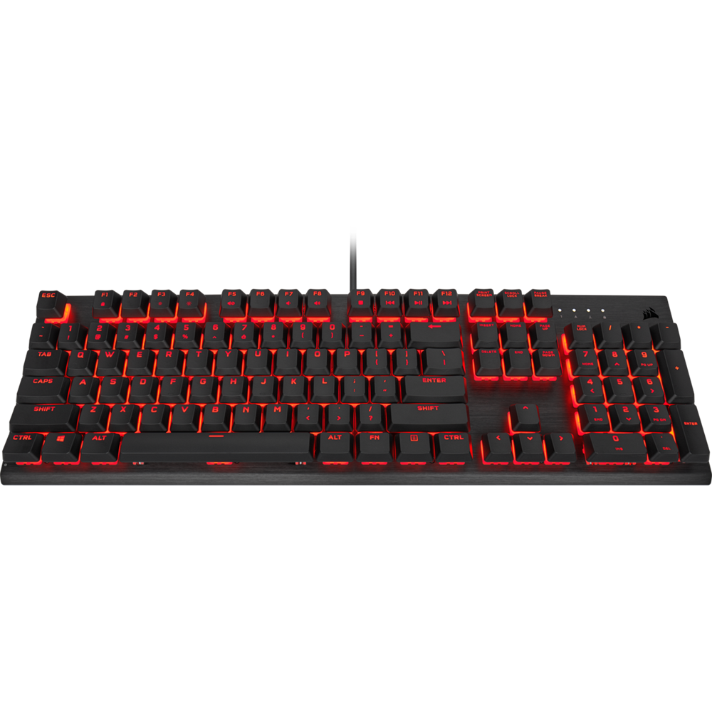 Corsair K60 PRO Cherry MV RED LED US mechanikus gamer billentyűzer