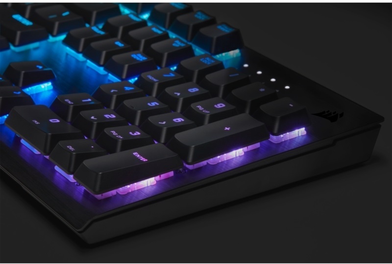 Corsair K60 RGB PRO CHERRY MX SPEED LOW PROFILE Mechanikus Gamer billentyűzet