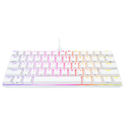 Corsair K65 Mini RGB Cherry MX Red US fehér mechanikus gamer billentyűzet