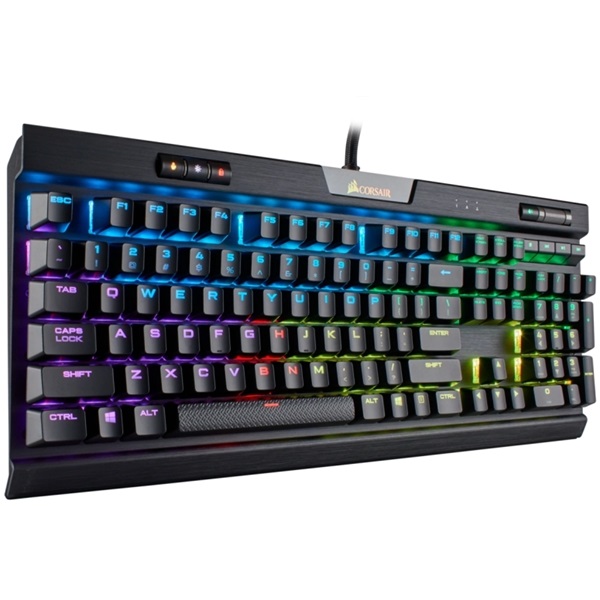 Corsair K70 RGB MK.2 Fekete RGB LED - Cherry MX Red Switch Gamer billentyűzet