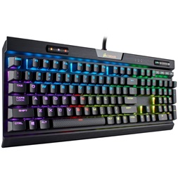 Corsair K70 RGB MK.2 Fekete RGB LED - Cherry MX Red Switch Gamer billentyűzet