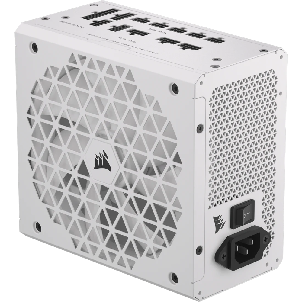 Corsair RM850x Shift White 850W 80+ Gold ventillátorral moduláris tápegység