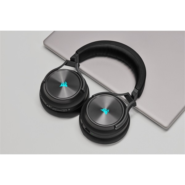 Corsair VIRTUOSO XT RGB vezeték nélküli metálszürke gamer headset