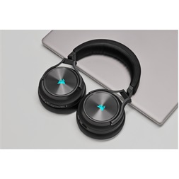 Corsair VIRTUOSO XT RGB vezeték nélküli metálszürke gamer headset