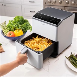 Cosori CAF-P583S-WEU Dual Blaze 6,4 L fehér forrólevegős sütő
