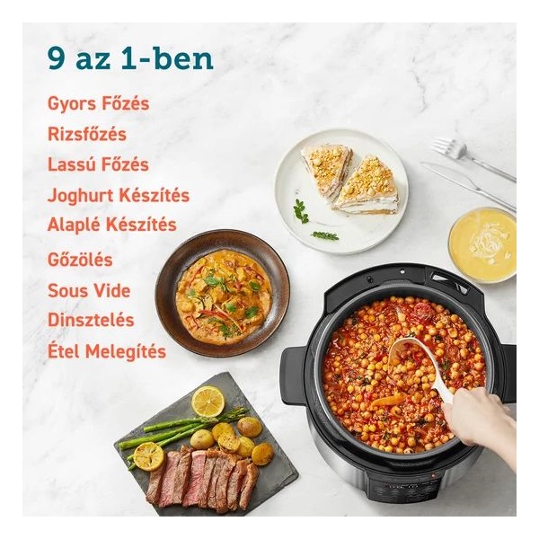 Cosori CMC-CO601-SEU Pressure Cooker 5,7 L gyorsfőző