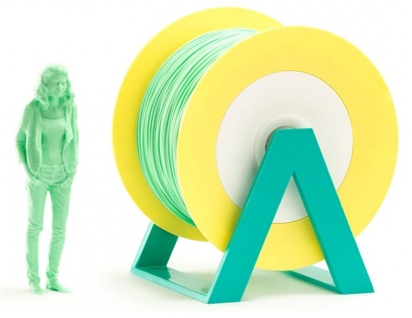 CraftBot 1,75mm PLA Tej & Menta színű Eumakers filament, 1kg (Pantone 335C)