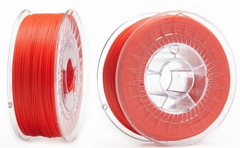 CraftBot Kvint-R 1,75mm PLA Piros színű S4S Premium filament, 1kg (Pantone 032C)