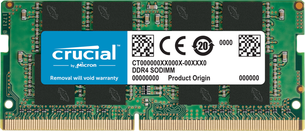 Crucial 4GB/2400MHz DDR-4 (CT4G4SFS824A) notebook memória