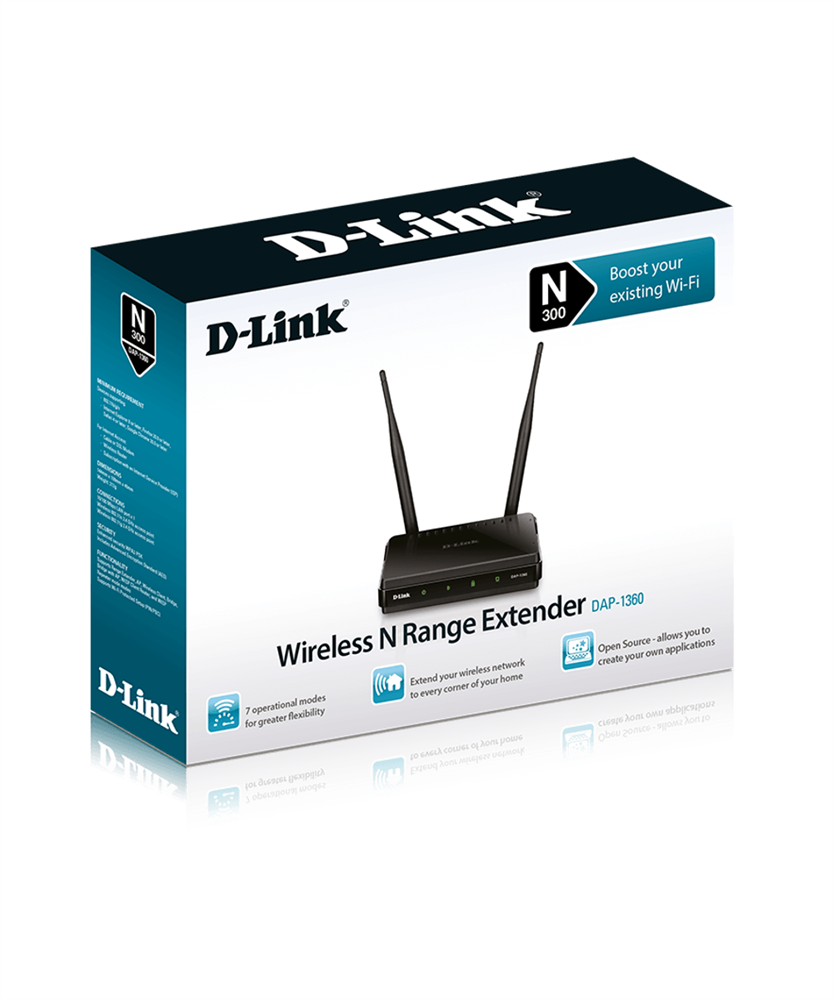 D-Link DAP-1360 Wireless N 300Mbps Range Extender
