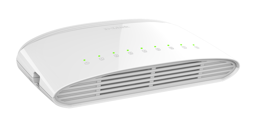 D-Link DGS-1008D 8port GbE LAN nem menedzselhető switch