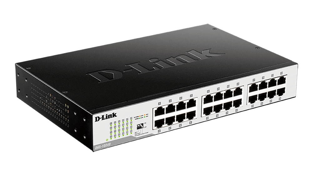 D-Link DGS-1024D 24port GbE LAN nem menedzselhető switch