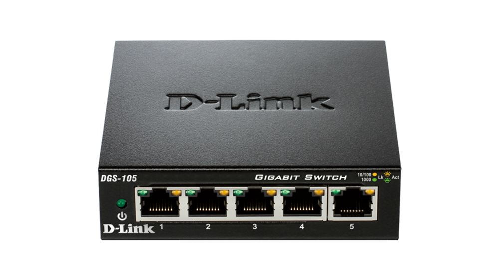 D-Link DGS-105 5port GbE LAN nem menedzselhető switch