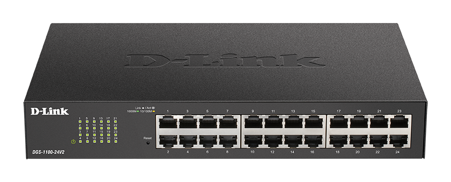 D-Link DGS-1100-24V2/E 24port GbE LAN Smart switch