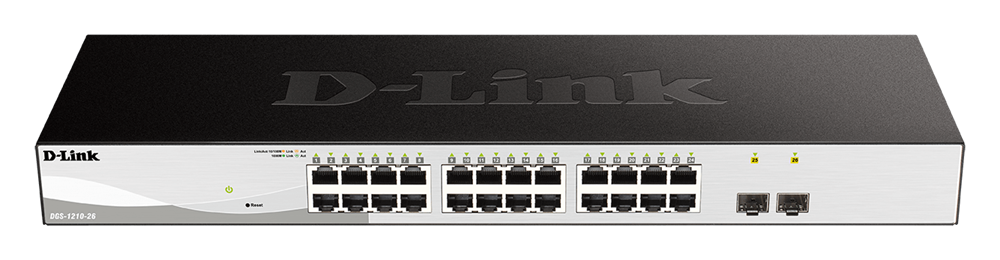 D-Link DGS-1210-26/E 24port GbE LAN 2x GbE SFP port Smart switch