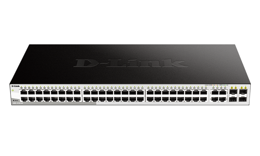 D-Link DGS-1210-52/E 48port GbE LAN 4x GbE RJ45/SFP Combo port Smart switch