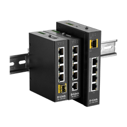 D-Link DIS-100G-5PSW 4x GbE PoE LAN 1x GbE SFP port nem menedzselhető ipari PoE switch