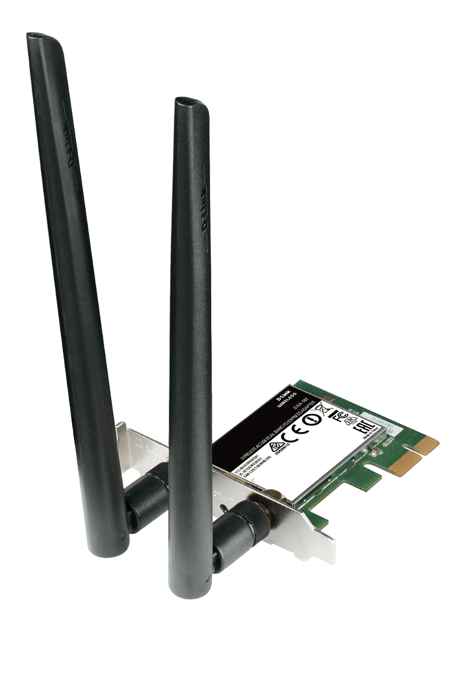 D-Link DWA-582 AC1200 Dual-Band Wireless PCI Express Adapter