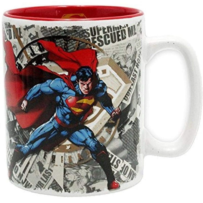 DC Comics "Superman & logo" 460ml bögre