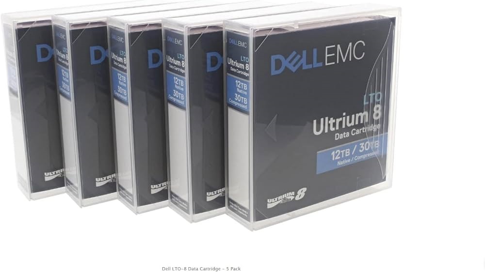 DELL ISG 440-BBIQ LTO8 Tape Media 5 Pack Cust Kit