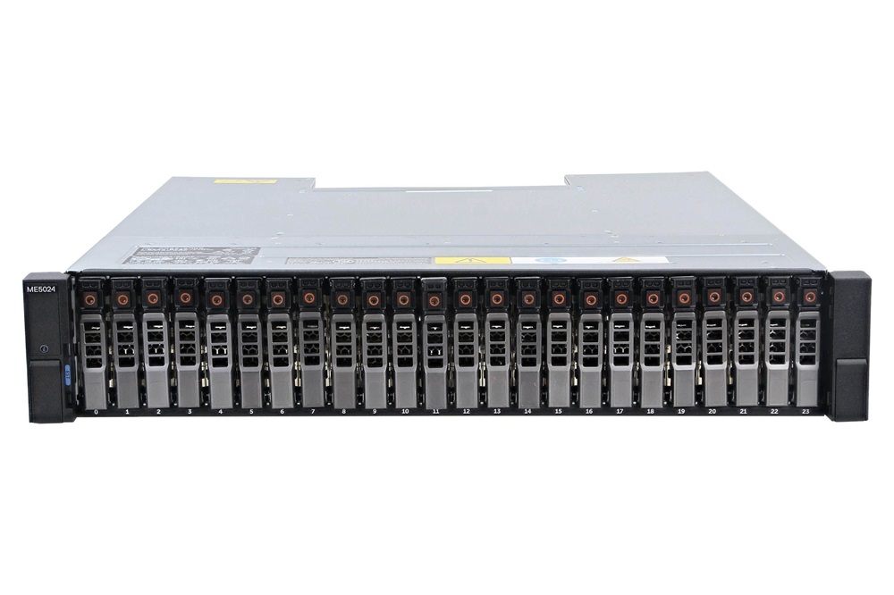 DELL ISG PowerVault ME5024/2x2.4TB HDD/32Gb FC TyPowerEdge-B 8 Port Dual Controller