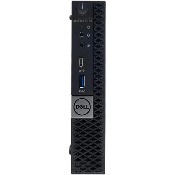 DELL OptiPlex 5070 Micro/i5-9th/16GB/512GB/Win Pro COA/fekete asztali számítógép (Használt A+)