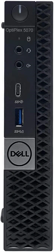 DELL OptiPlex 5070 Micro/i5-9th/16GB/512GB/Win Pro COA/fekete asztali számítógép (Használt A+)