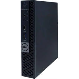 DELL OptiPlex 5070 Micro/i5-9th/8GB/256GB/Win Pro COA/fekete asztali számítógép (Használt A+)