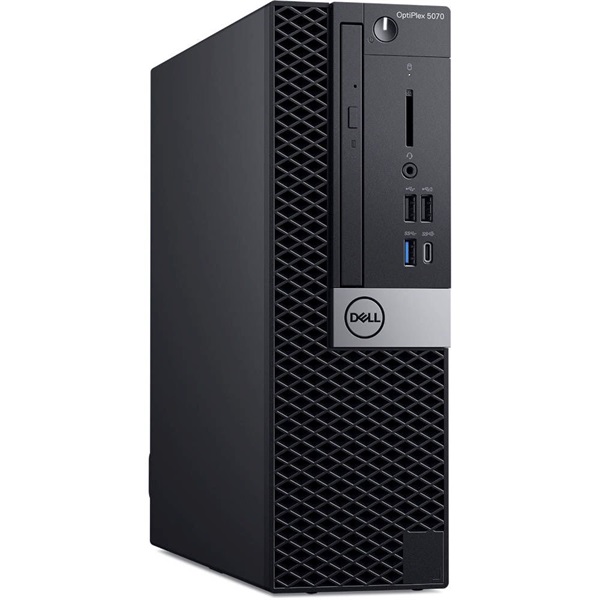 DELL OptiPlex 5070 SFF/i5-9500/16GB/256GB/Win Pro COA/fekete asztali számítógép (Használt A+)