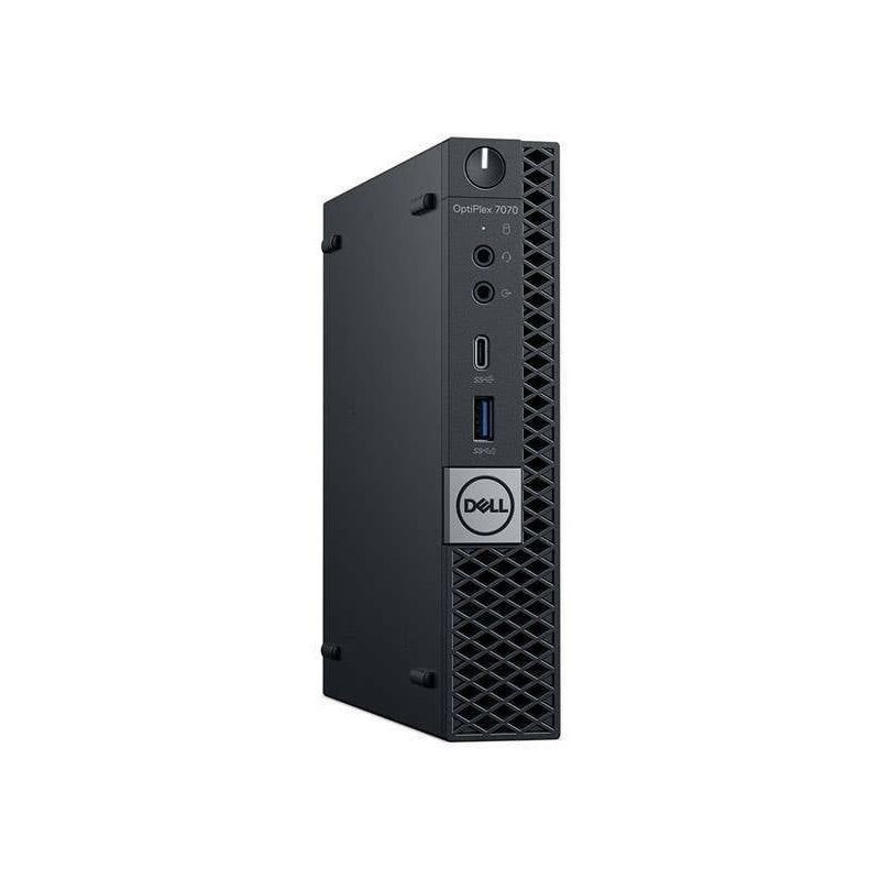 DELL OptiPlex 7070 Micro/i5-9500T/16GB/256GB/Win Pro COA/fekete asztali számítógép (Használt A+)