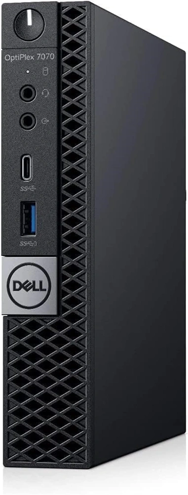 DELL OptiPlex 7070 Micro/i5-9th/16GB/512GB/Win Pro COA/fekete asztali számítógép (Használt A+)