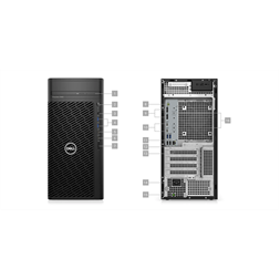 DELL Precision 3660 MT, Intel Core i7-13700 (5.2Ghz), 16GB, 512GB SSD, Nvidia T400 2GB, DVD+-RW, Win 11 Pro