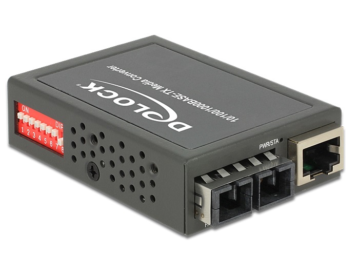Delock 86442 Média konverter 1000Base-SX SC MM 850 NM 550 M, kompakt