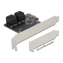 Delock 90010 PCI-E x1 Bővítőkártya > 4x SATA 6Gb/s