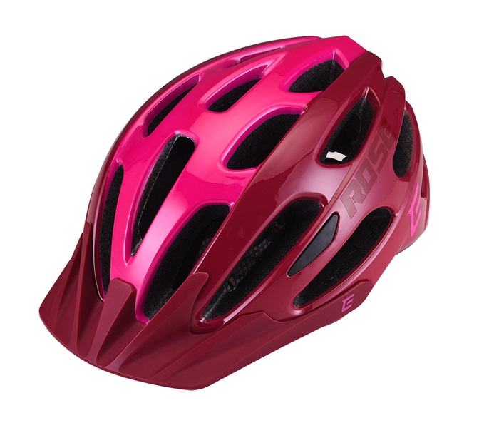 DEMA Extend 52-55 cm bordó-pink kerékpáros sisak