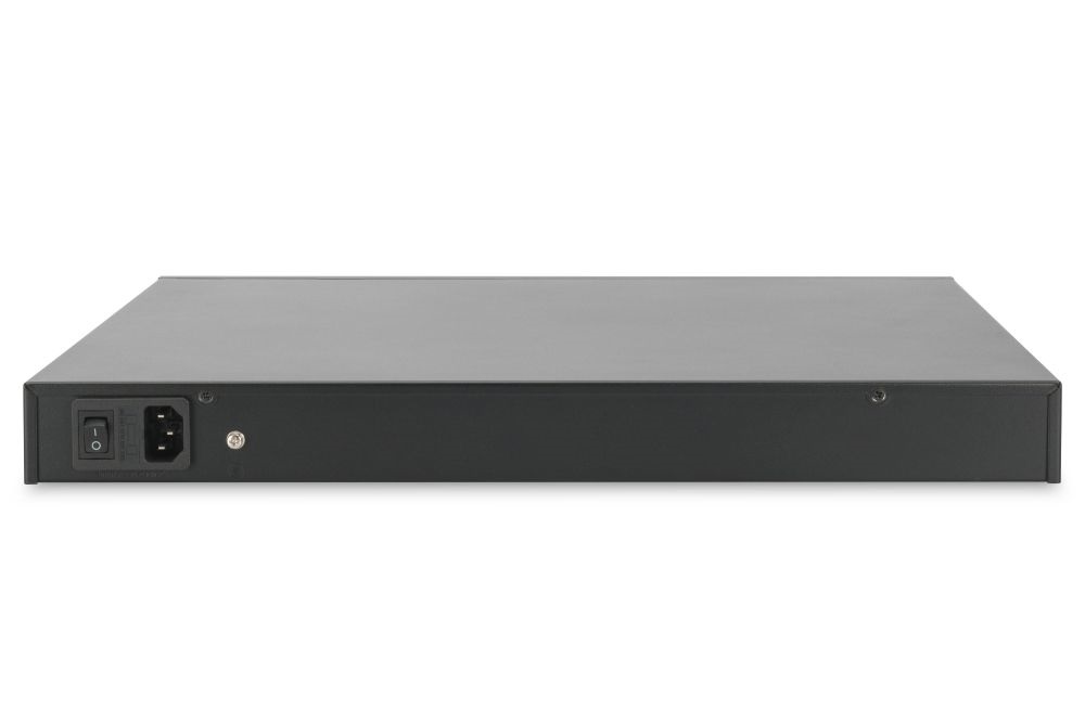 DIGITUS 10G Ethernet 24 port PoE+ 802.3af/at 370W tápfeladó