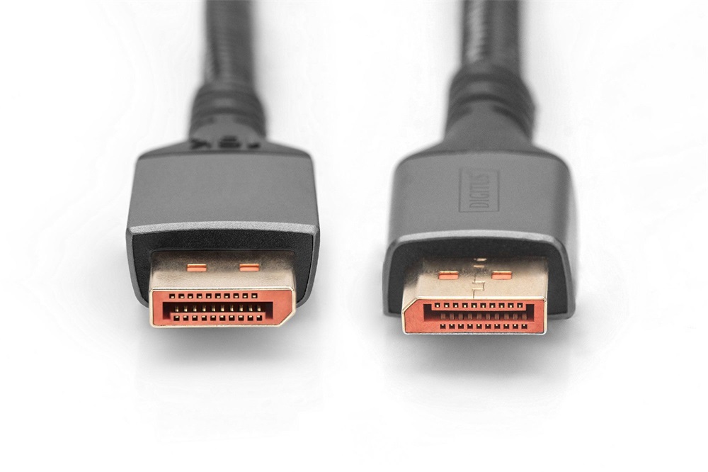 DIGITUS 16K UHD 80G 240Hz aranyozott 2.1 DisplayPort kábel 1m