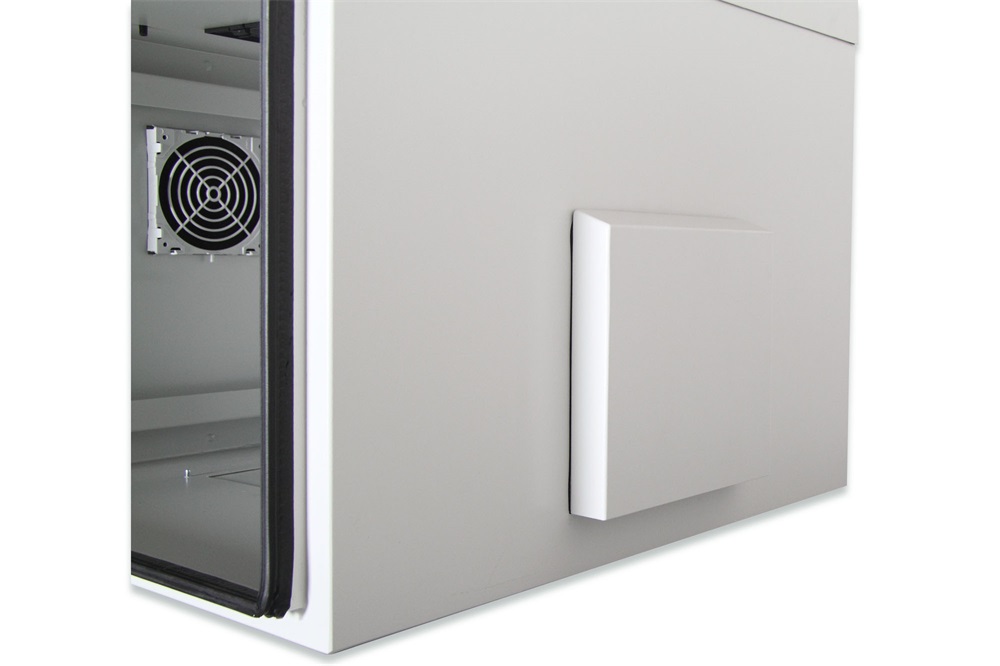 DIGITUS 19" 7U 490x600x450mm IP55 kültéri szürke fali rack szekrény