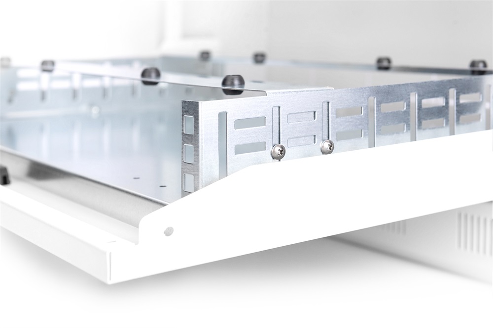 DIGITUS 19" 550x580x160mm videórögzítőkhöz szürke fali rack szekrény