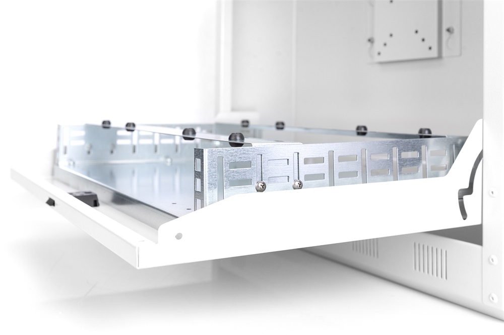 DIGITUS 19" 550x580x160mm videórögzítőkhöz szürke fali rack szekrény