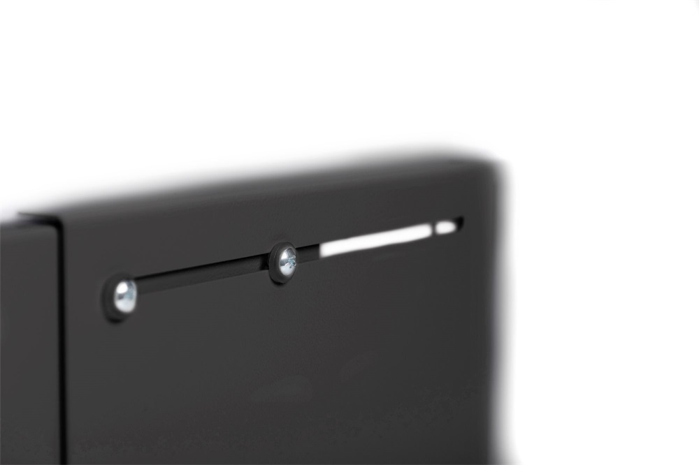 DIGITUS 19" 8U 372x505x250mm nyitott fekete fali patch konzol