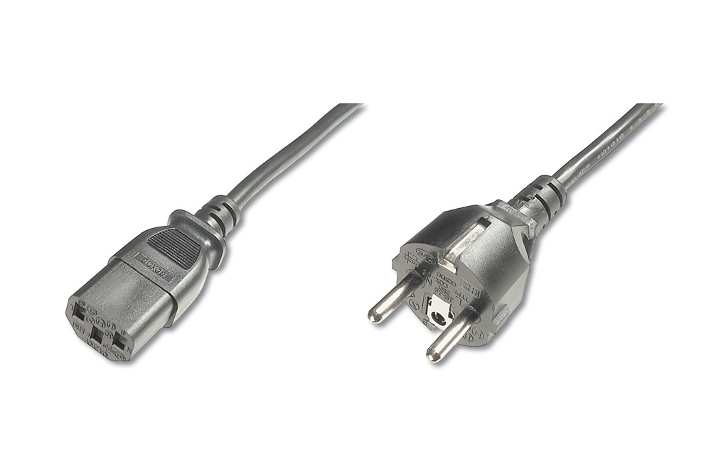 DIGITUS 250V 10A IEC C13 csatlakozó CEE 7/7 schuko dugó 1,8m tápkábel