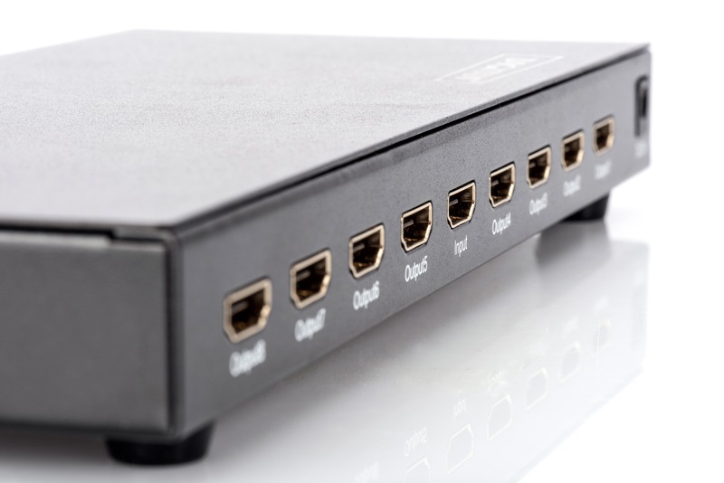 DIGITUS DS-43302 8 portos FullHD HDMI splitter
