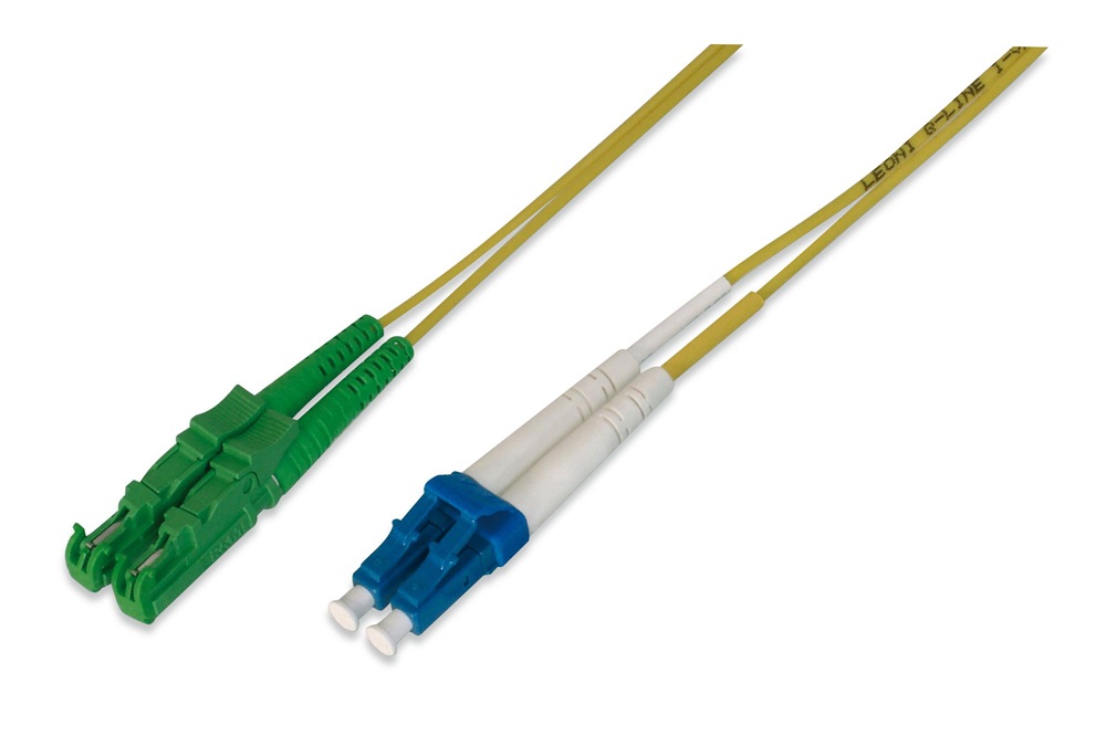 DIGITUS AL-9E2000LC-01I Duplex 2xE2000(APC) + 2xLC(UPC) monomódusú OS2 9/125 LSOH 1m optikai patch kábel