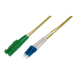 DIGITUS AL-9E2000LC-03I Duplex 2xE2000(APC) + 2xLC(UPC) monomódusú OS2 9/125 LSOH 3m optikai patch kábel
