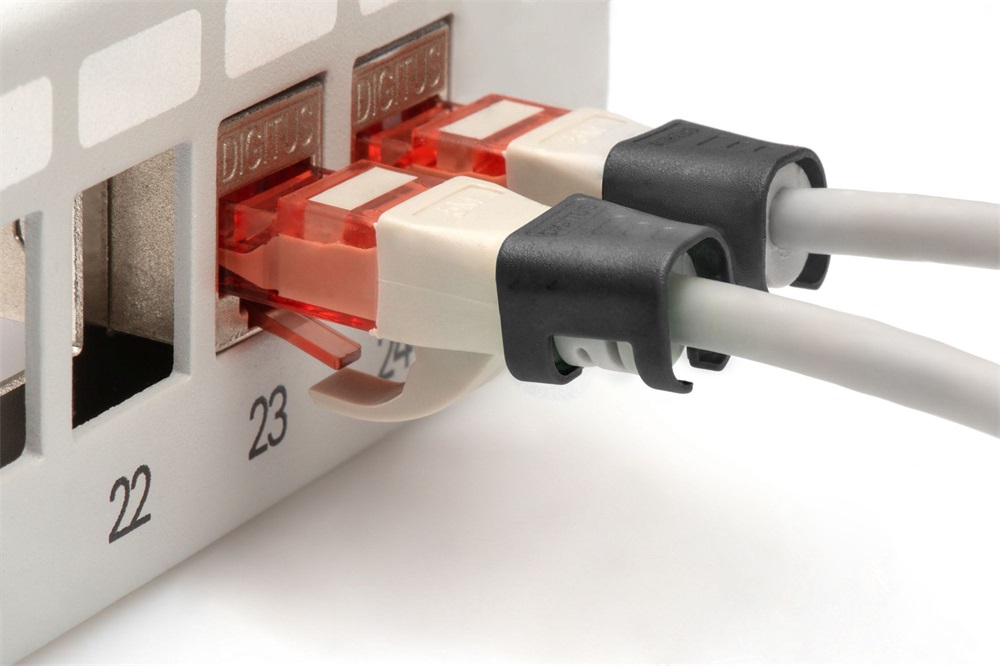 DIGITUS A-CC-BL Fekete RJ45 clips patch kábelhez 100db/csomag